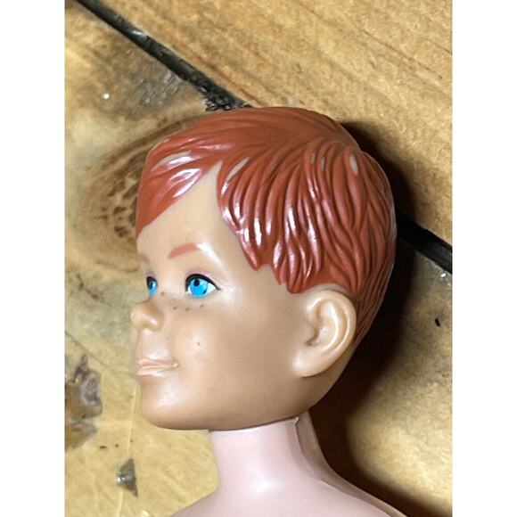 Vintage 1963 Ricky Straight Leg Doll Only Mattel Skipper's Friend Barbie Boy - Picture 6 of 9